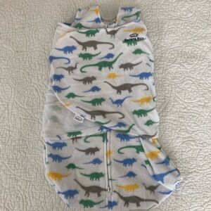Halo fleece swaddle sleep sack - size Newborn dinosaur print